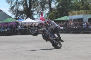 Motocykloví kaskadéri predvádzali svoje umenie 1